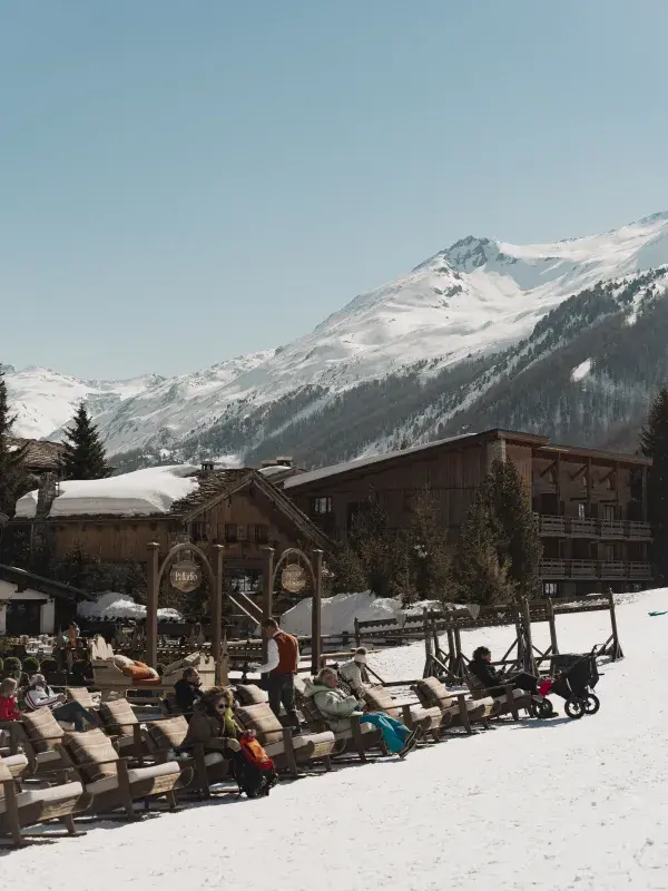 Terrasse de val d'isère